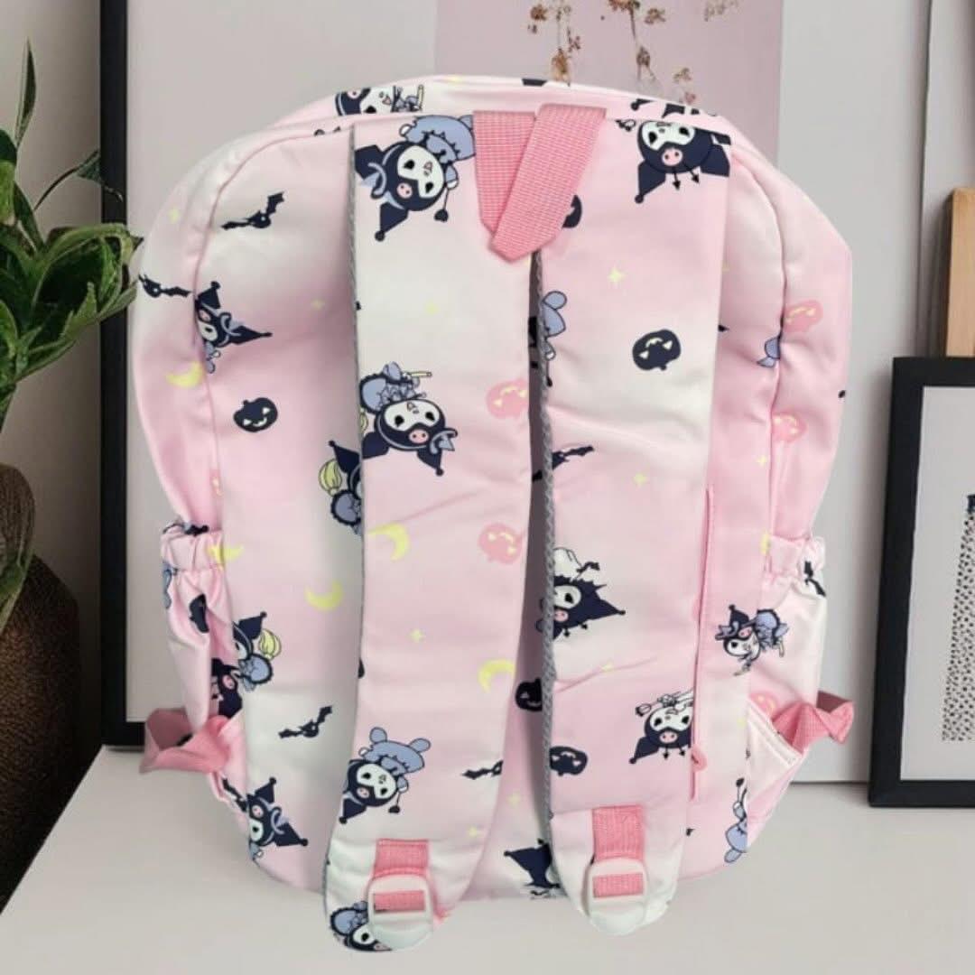 Bagzora School,College Bag with Pink Patches