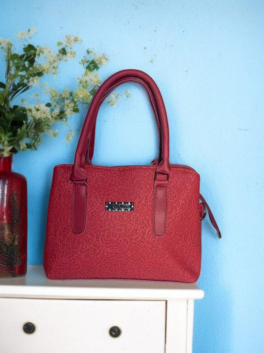 Bagzora Red Bags with Patches