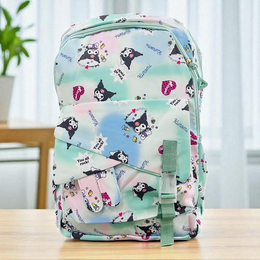 Bagzora School,College Bag with Green Patches