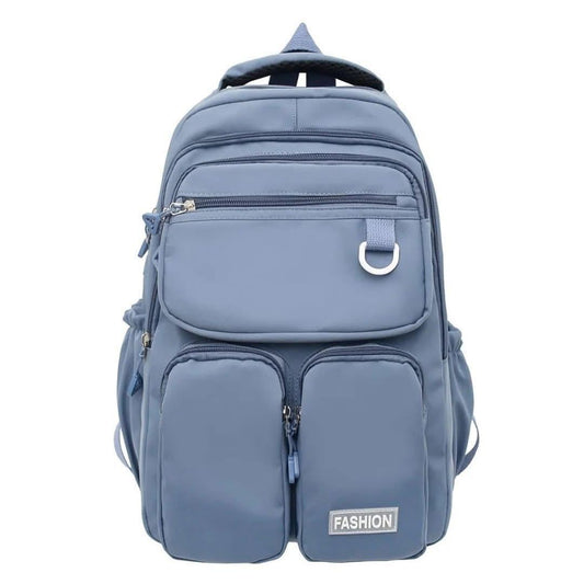 Bagzora School,College Bag with Blue Patches