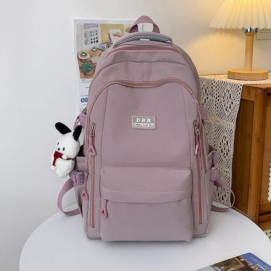 Bagzora School,College Bag with Pink Patches