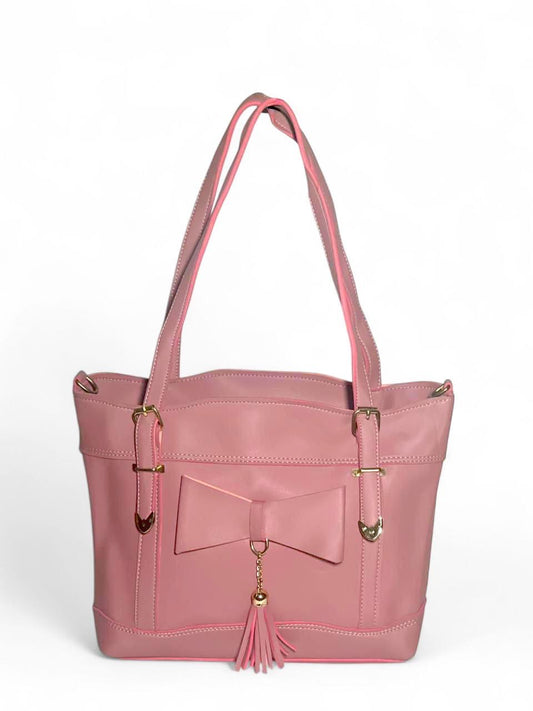 pink Bow Design Tote