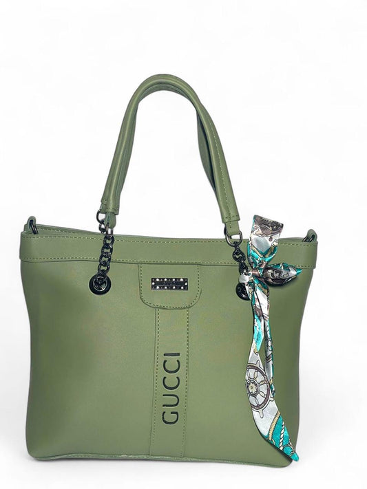 PU Leather Scarf Handbag