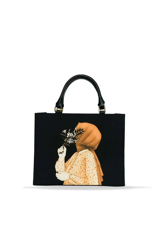 Hijab Girl Canvas Tote